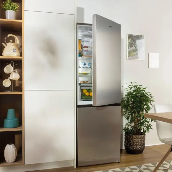 Frigider Gorenje NRK 6201 ES4 cu congelator jos 331 l / 200 cm / Inox photo 10