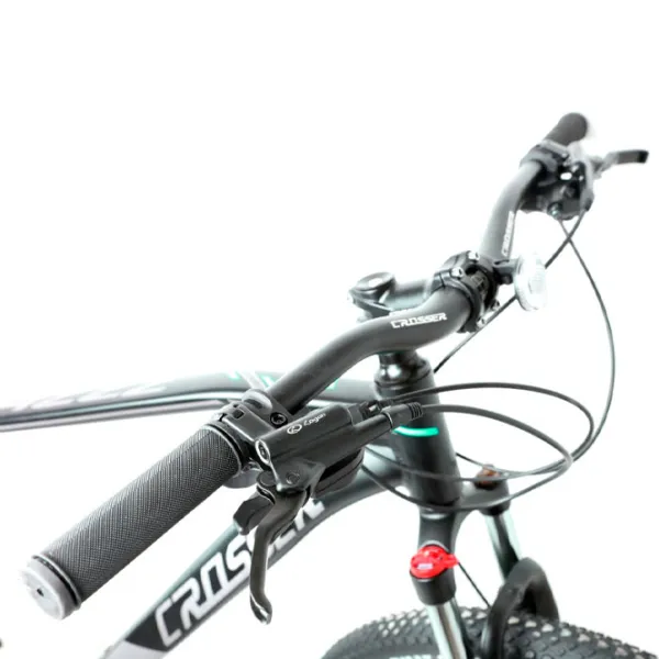 Велосипед Crosser JAZZZ EF51 21S 29" 21" Алюминий/ Зелёный Черный photo 2 Велосипед Crosser JAZZZ EF51 21S 29" 21" Алюминий/ Зелёный Черный photo 2