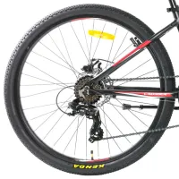 Велосипед Crosser Levin 26" 12" Алюминий/ Красный Черный photo 3