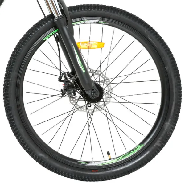 Bicicletă Crosser Levin 26" 14" (24-036-21-14) Aluminiu/ Green Black photo 4 Bicicletă Crosser Levin 26" 14" (24-036-21-14) Aluminiu/ Green Black photo 4