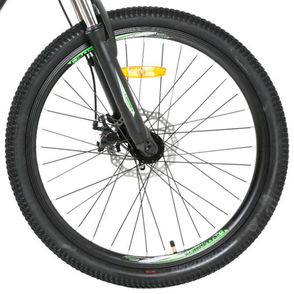 Bicicletă Crosser Levin 26" 14" (24-036-21-14) Aluminiu/ Green Black photo 4 Bicicletă Crosser Levin 26" 14" (24-036-21-14) Aluminiu/ Green Black photo 4