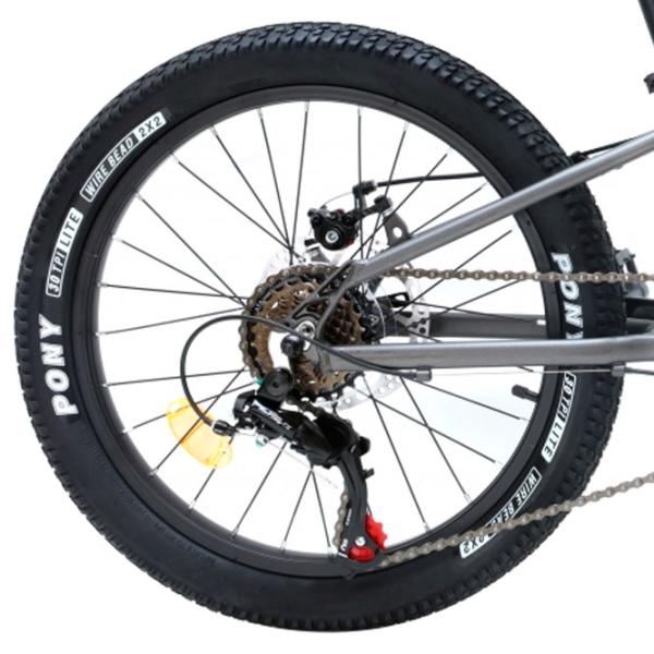 Bicicletă Crosser Kids Bike 24" Aluminiu/ Green Red photo 4 Bicicletă Crosser Kids Bike 24" Aluminiu/ Green Red photo 4