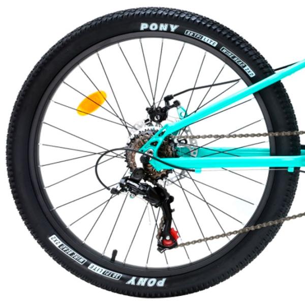 Bicicletă Crosser Kids Bike 24" Aluminiu/ Green Red photo 5 Bicicletă Crosser Kids Bike 24" Aluminiu/ Green Red photo 5