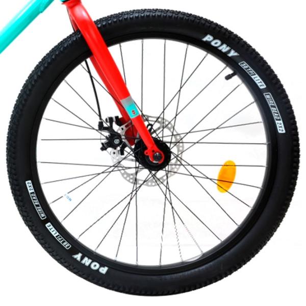 Bicicletă Crosser Kids Bike 24" Aluminiu/ Green Red photo 7 Bicicletă Crosser Kids Bike 24" Aluminiu/ Green Red photo 7