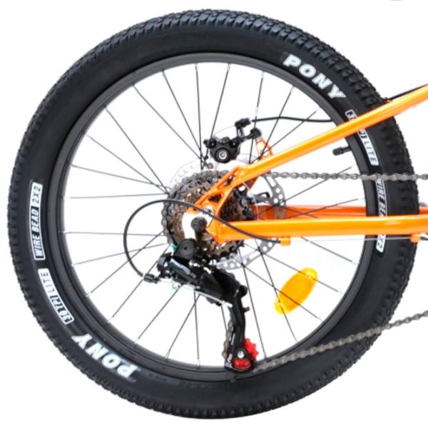 Bicicletă Crosser Kids Bike 20" Aluminiu/ Orange Yellow photo 3