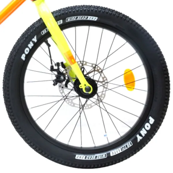 Bicicletă Crosser Kids Bike 20" Aluminiu/ Orange Yellow photo 4
