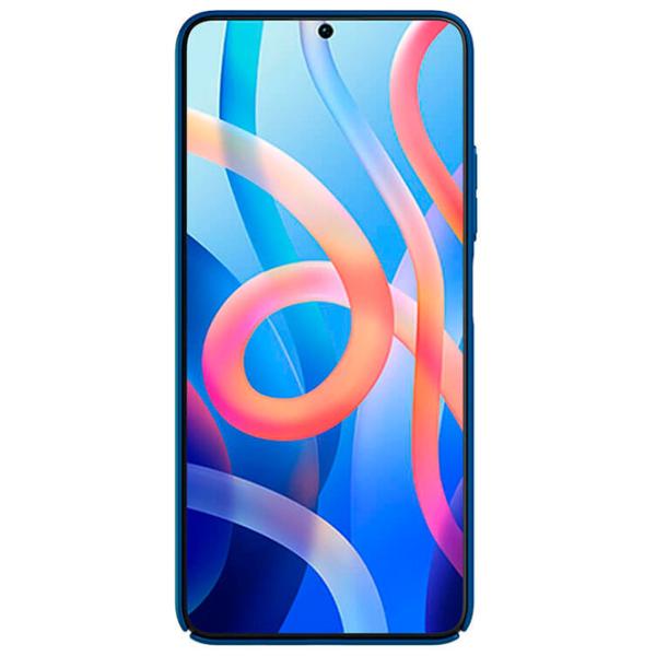 Husă pentru smartphone Xiaomi Redmi Note 11 4G Nillkin/ Back/ Plastic/ Poliuretan/ Peacock Blue photo 2