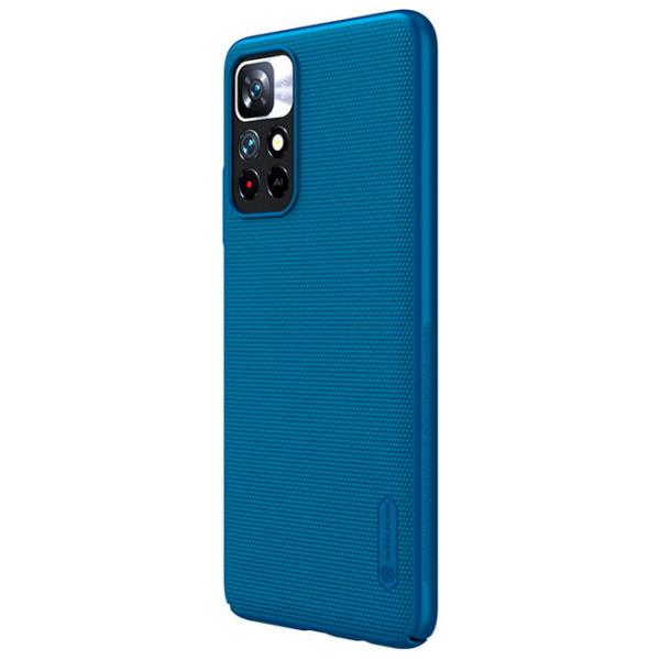 Husă pentru smartphone Xiaomi Redmi Note 11 4G Nillkin/ Back/ Plastic/ Poliuretan/ Peacock Blue photo 4