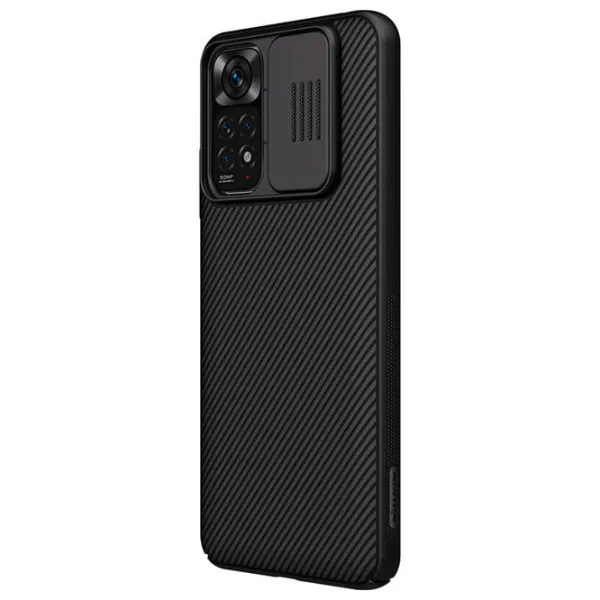 Husă pentru smartphone Xiaomi Redmi Note 11 4G Nillkin/ Back/ PC/ Black photo 4
