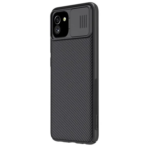 Husă pentru smartphone Samsung Galaxy A03 Nillkin/ Back/ Plastic/ Poliuretan/ Black photo 3