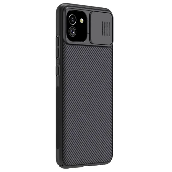 Husă pentru smartphone Samsung Galaxy A03 Nillkin/ Back/ Plastic/ Poliuretan/ Black photo 4