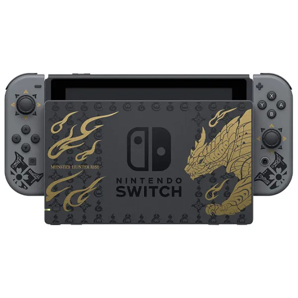Nintendo Switch V2 Monster Hunter Rise - Limited Edition Серый photo 4
