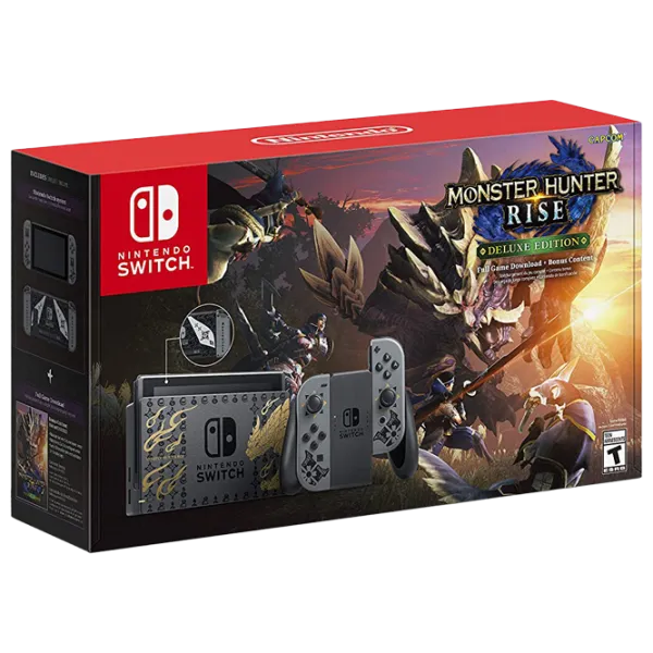 Nintendo Switch V2 Monster Hunter Rise - Limited Edition Серый photo 7