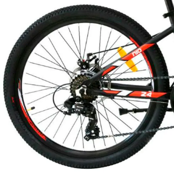 Велосипед Crosser Stels Nio 24" 12.5" Алюминий/ Черный Красный photo 6 Велосипед Crosser Stels Nio 24" 12.5" Алюминий/ Черный Красный photo 6