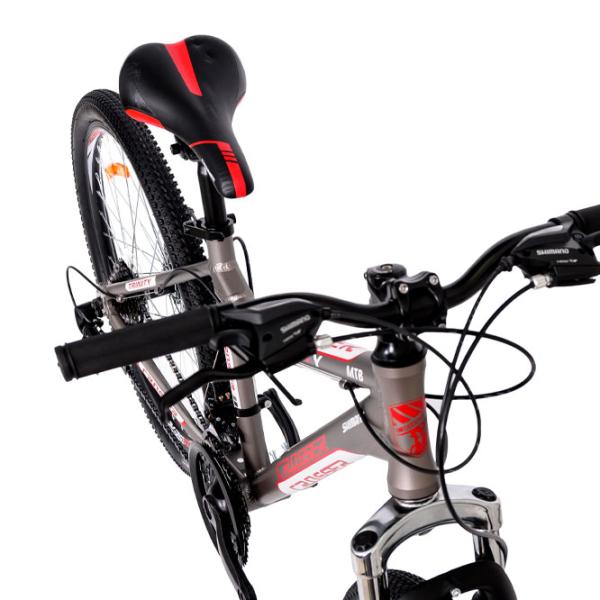 Велосипед Crosser Trinity 24" 15" Алюминий/ Серый Красный photo 2 Велосипед Crosser Trinity 24" 15" Алюминий/ Серый Красный photo 2