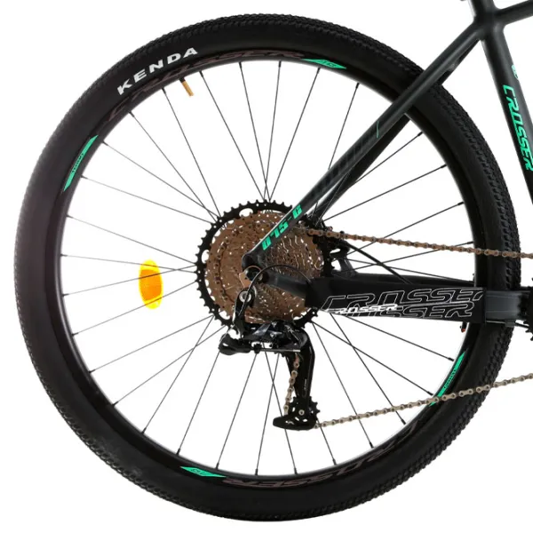 Велосипед Crosser 075-C 29" 17" Алюминий/ Зелёный Серый photo 2 Велосипед Crosser 075-C 29" 17" Алюминий/ Зелёный Серый photo 2