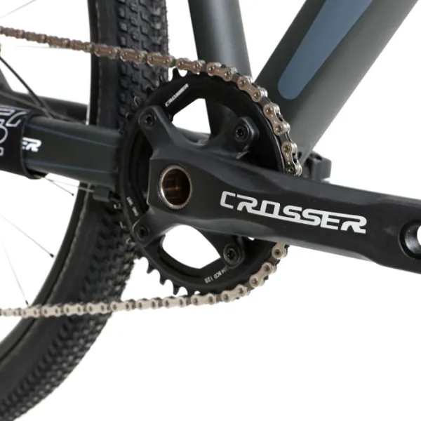 Велосипед Crosser 075-C 29" 17" Алюминий/ Зелёный Серый photo 7 Велосипед Crosser 075-C 29" 17" Алюминий/ Зелёный Серый photo 7