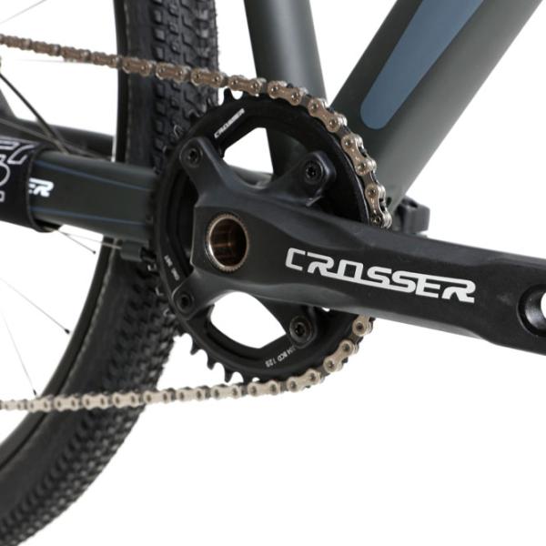 Велосипед Crosser 075-C 29" 17" Алюминий/ Зелёный Серый photo 7 Велосипед Crosser 075-C 29" 17" Алюминий/ Зелёный Серый photo 7