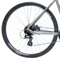 Bicicletă Crosser HYBRID 700C 20" 24" Aluminiu/ Gray Black photo 2