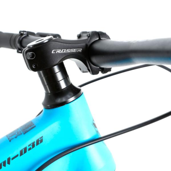Bicicletă Crosser MT-036 29" 17" Aluminiu/ Blue Gray photo 4 Bicicletă Crosser MT-036 29" 17" Aluminiu/ Blue Gray photo 4
