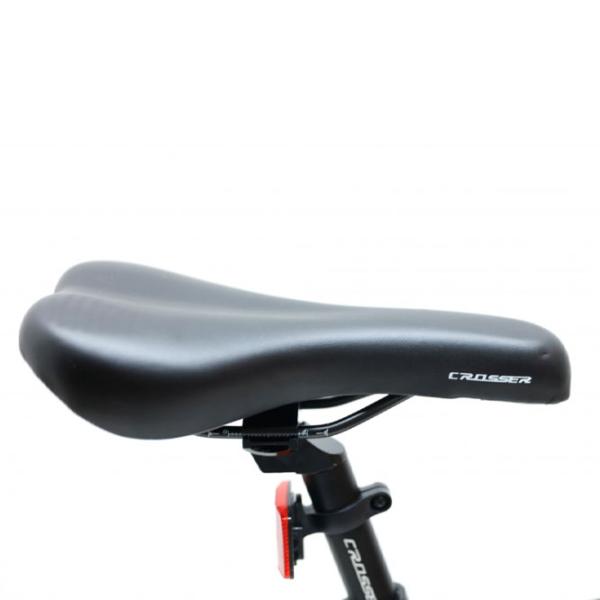 Bicicletă Crosser HYBRID 700C 21" 24" Aluminiu/ Black Red photo 4 Bicicletă Crosser HYBRID 700C 21" 24" Aluminiu/ Black Red photo 4