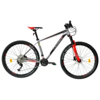 Bicicletă Crosser MT-042 29" 21" Aluminiu/ Red Gray photo 3