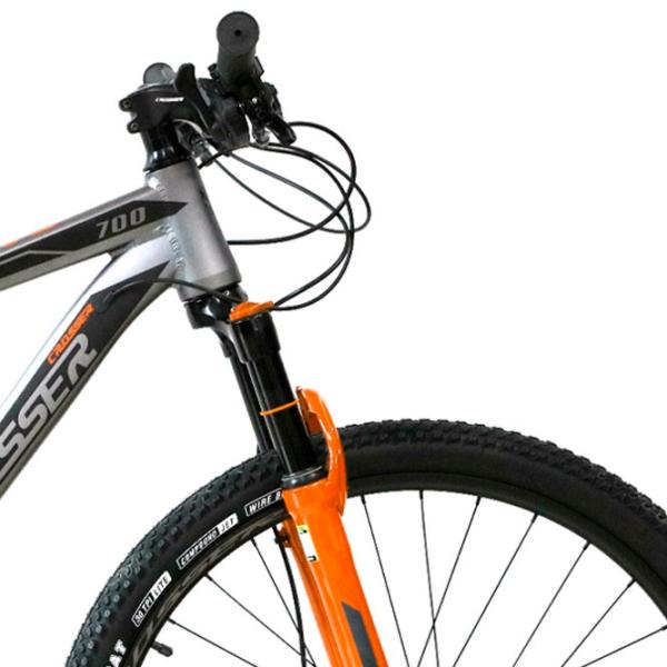 Bicicletă Crosser MT-042 29" 19" Aluminiu/ Orange Gray photo 4 Bicicletă Crosser MT-042 29" 19" Aluminiu/ Orange Gray photo 4