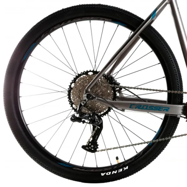 Bicicletă Crosser SOLO 29" 21" Aluminiu/ Blue Gray photo 2 Bicicletă Crosser SOLO 29" 21" Aluminiu/ Blue Gray photo 2