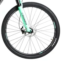 Велосипед Crosser SOLO 29" 19" Алюминий/ Зелёный Серый photo 3