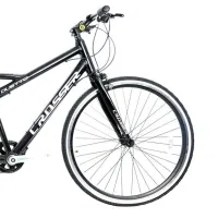 Велосипед Crosser Tandem Duetto 20" 16" Алюминий/ Черный Белый photo 3