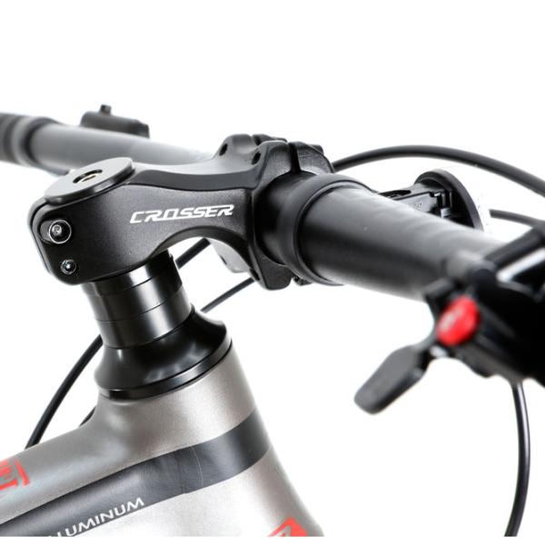 Bicicletă Crosser X880 Deore 29" 19" Aluminiu/ Red Gray photo 6 Bicicletă Crosser X880 Deore 29" 19" Aluminiu/ Red Gray photo 6