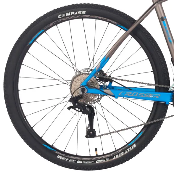 Bicicletă Crosser X880 Deore 29" 19" Aluminiu/ Blue Gray photo 2 Bicicletă Crosser X880 Deore 29" 19" Aluminiu/ Blue Gray photo 2