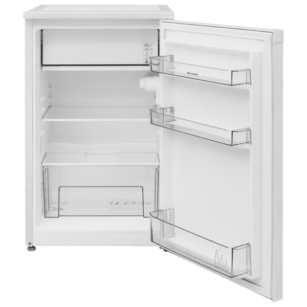 Frigider SHARP SJ-UF088M4W-EU cu congelator sus 89 l / 82.1 cm / White photo 2