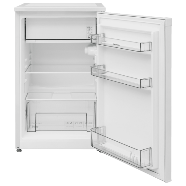 Frigider SHARP SJ-UF088M4W-EU cu congelator sus 89 l / 82.1 cm / White photo 2