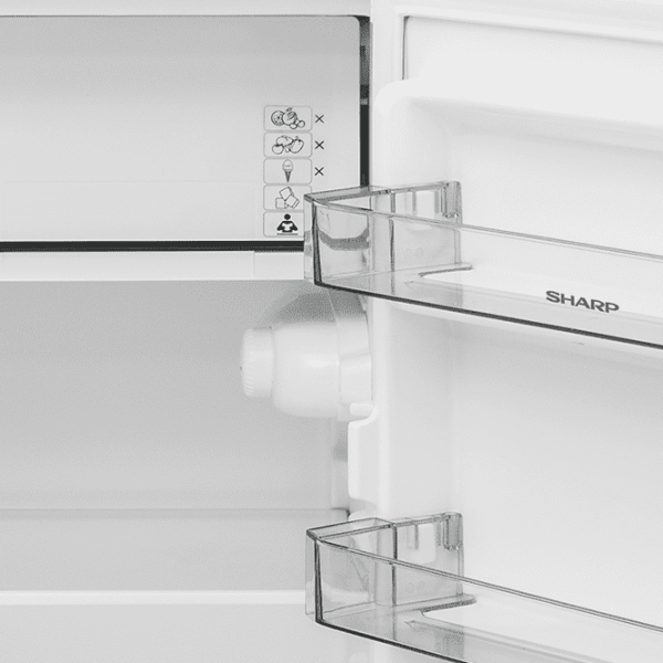 Frigider SHARP SJ-UF088M4W-EU cu congelator sus 89 l / 82.1 cm / White photo 4