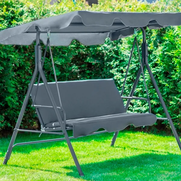 Leagăn de grădină FunFit Relax (1601) Gray/ 200 kg photo 2