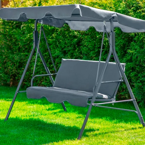 Leagăn de grădină FunFit Relax (1601) Gray/ 200 kg photo 4