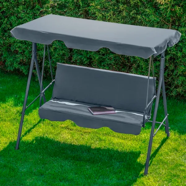 Leagăn de grădină FunFit Relax (1601) Gray/ 200 kg photo 5