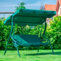 Садовые качели FunFit Relax (2855) Зелёный/ 200 кг photo 4