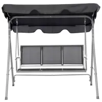 Leagăn de grădină FunFit Comfort (2856) Graphite/ 200 kg photo 2