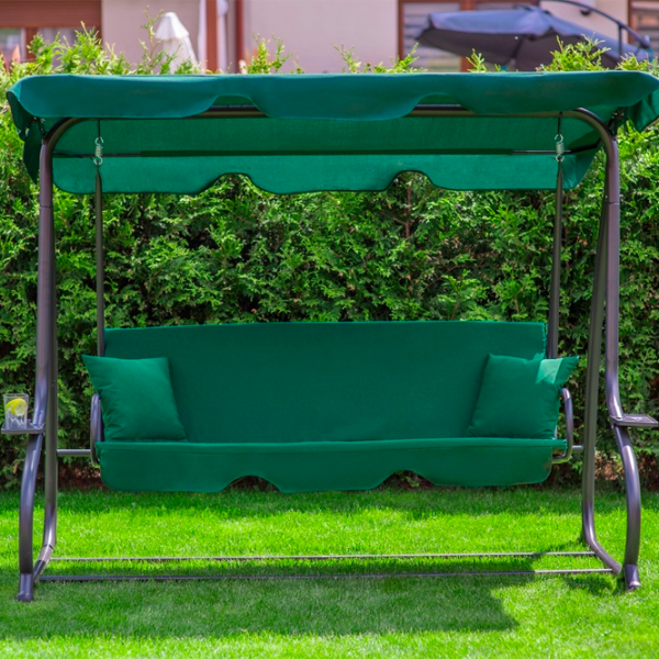 Leagăn de grădină FunFit Relax Plus (181) Green/ 200 kg photo 3
