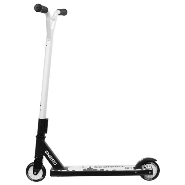 Trotinetă pentru copii cu două roți Enero Scorpio (1001683-002) 100 kg/ White photo 2