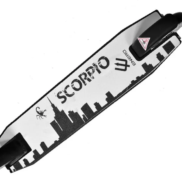 Trotinetă pentru copii cu două roți Enero Scorpio (1001683-002) 100 kg/ White photo 5
