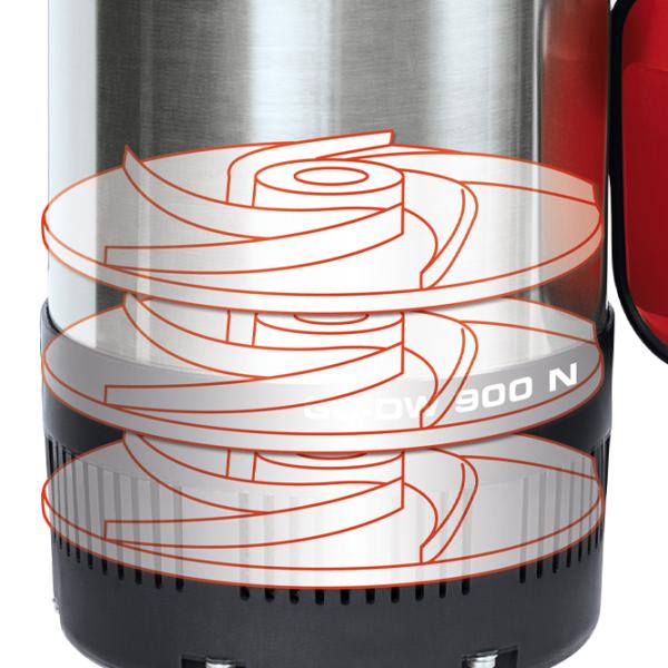 Погружной насос Einhell GC-DW 900N 900 Вт 6000 л/ ч photo 4