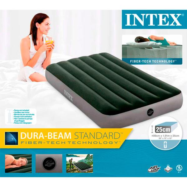 Надувной матрас Intex 64107 136 кг/ Зелёный photo 4 Надувной матрас Intex 64107 136 кг/ Зелёный photo 4