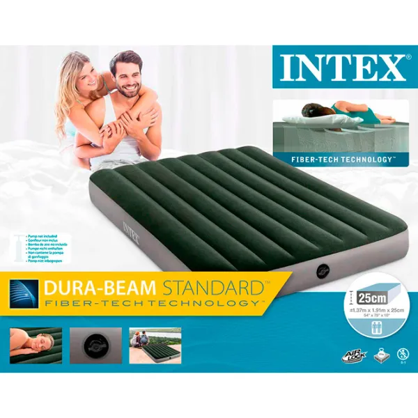 Надувной матрас Intex 64108 273 кг/ Зелёный photo 4 Надувной матрас Intex 64108 273 кг/ Зелёный photo 4