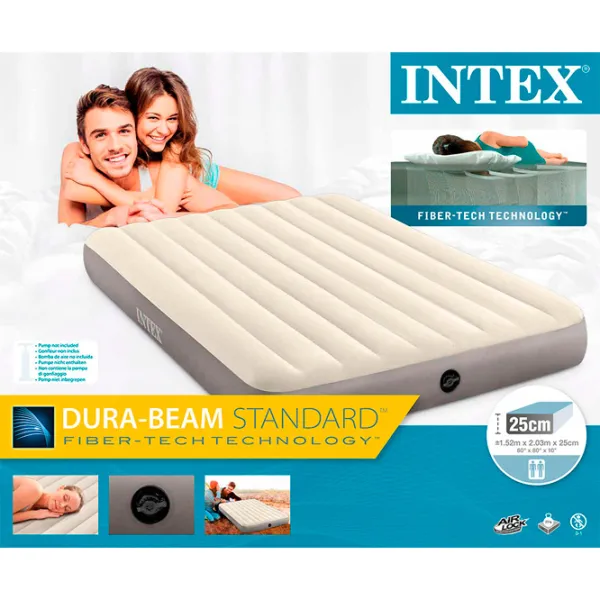 Saltea gonflabilă Intex 64103 273 kg/ Beige photo 4