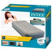 Надувная кровать Intex 64116 136 кг/ Серый photo 3