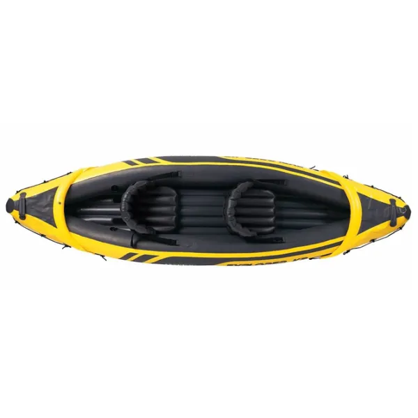 Надувная байдарка Intex Explorer K2 (68307) Желтый Черный photo 2