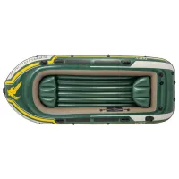 Надувная лодка Intex Seahawk 4 (68351) Зелёный Желтый photo 2